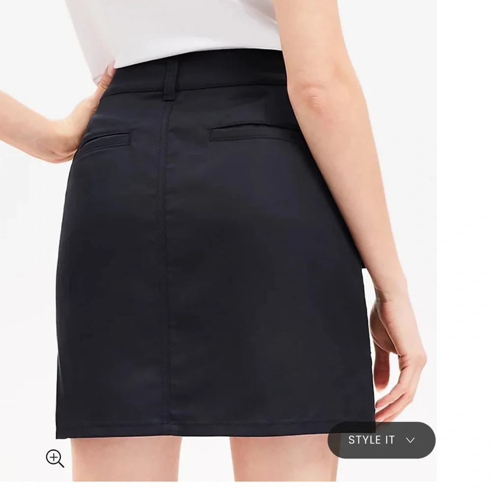 Loft Ann Taylor Black Cargo Skirt Sz 0 - Picture 2 of 9